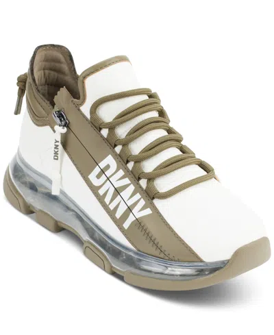 Dkny Women's Tokyo Lace-up Zip Sneakers In Multi