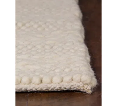 Kas Cortico White 6155 White 7'6" X 9'6" Area Rug