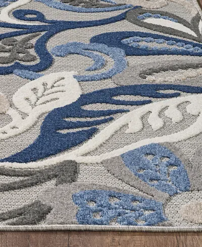 Kas Calla 6922 5'3" X 7' Outdoor Area Rug In Multi