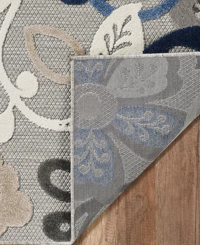 Kas Calla 6922 6'7" X 9' Outdoor Area Rug In Multi