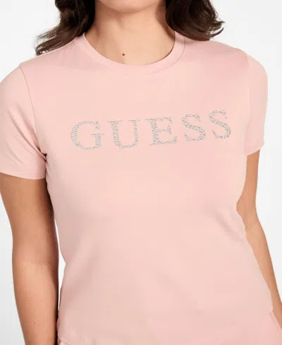 Guess Women's Octavia Round Neck T-shirt In Pink