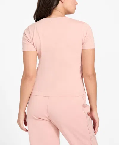 Guess Women's Octavia Round Neck T-shirt In Pink