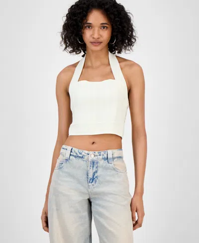 Guess Women's Sofie Halter Sweater In White