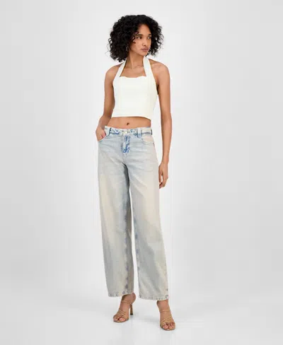 Guess Women's Sofie Halter Sweater In White