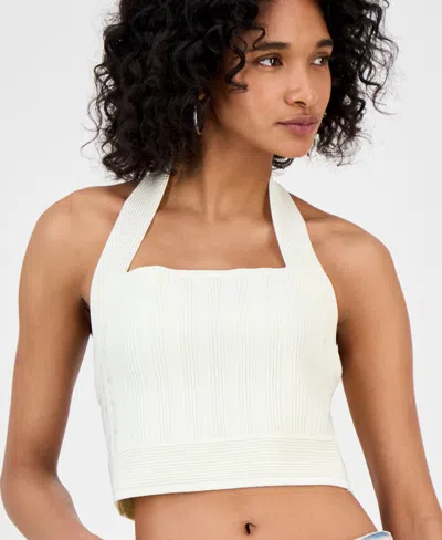 Guess Women's Sofie Halter Sweater In White