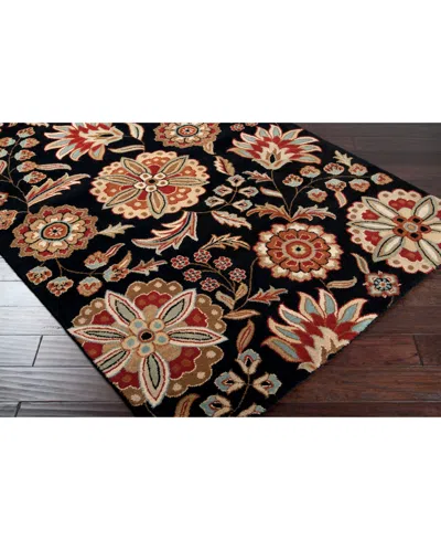 Livabliss Athena Ath-5017 Black 2' X 3' Area Rug In Black