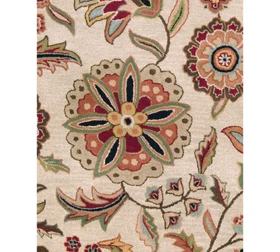 Livabliss Athena Ath-5035 Dark Brown 4' X 6' Area Rug In Brown