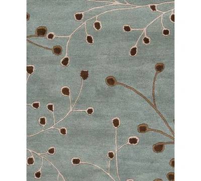 Livabliss Athena Ath-5058 Sage 7'6" X 9'6" Area Rug In Blue