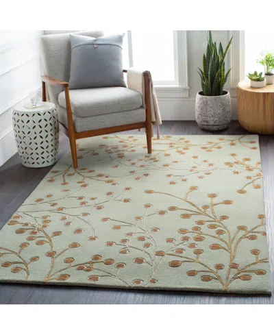 Livabliss Athena Ath-5058 Sage 8' X 11' Area Rug In Blue