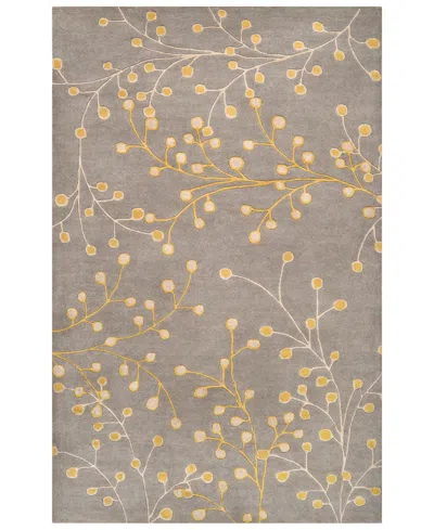 Livabliss Athena Ath-5060 Taupe 5' X 8' Area Rug In Brown