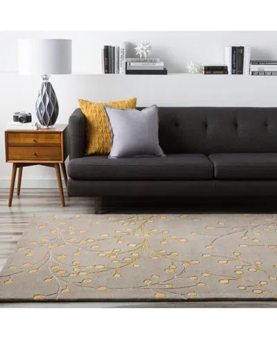 Livabliss Athena Ath-5060 Taupe 5' X 8' Area Rug In Brown