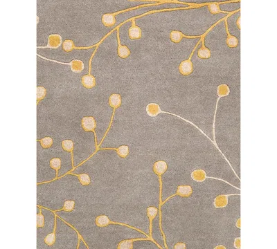 Livabliss Athena Ath-5060 Taupe 5' X 8' Area Rug In Brown