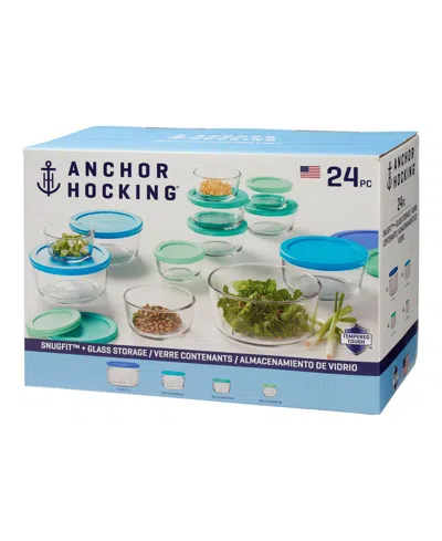 Anchor Hocking 24-piece Food Storage Set With Snugfit Lids