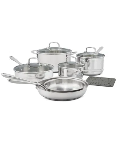 The Cellar Stainless Steel 11-pc. Cookware Set, Exclusively At Macy's In Silver