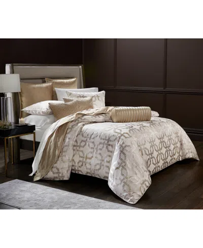 Hotel Collection Fresco Duvet Cover Set, King, Exclusively At Macy's In Gold