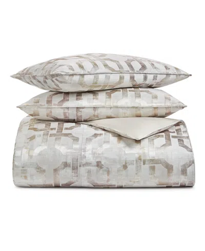 Hotel Collection Fresco Duvet Cover Set, King, Exclusively At Macy's In Gold