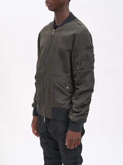 Giorgio Brato Nylon Bomber Over In Green