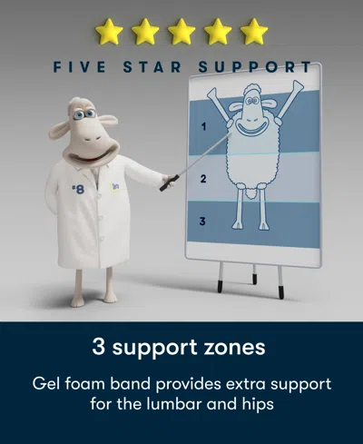 Serta Dream Haven 8" Medium Tight Top Mattress In A Box In Transparent