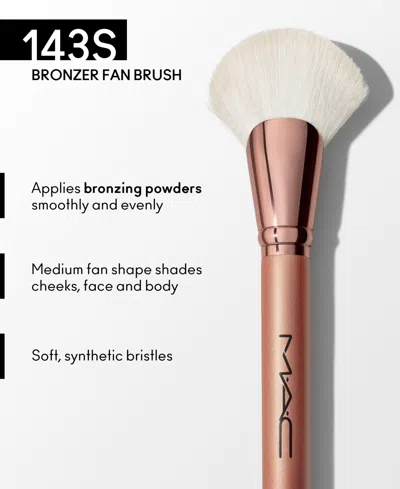 Mac Sunstruck 143s Bronzer Fan Brush In White