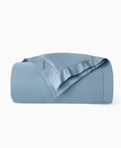 Sferra Fiona Woven Cotton Duvet Cover, Full/queen In Blue