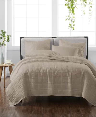 Cannon Heritage 3-pc. Quilt Set, King In Sand