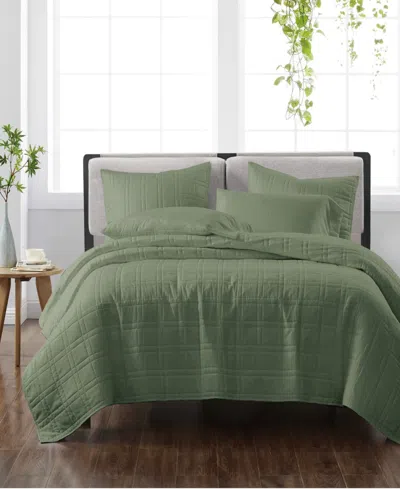 Cannon Heritage 3-pc. Quilt Set, Full/queen In Green