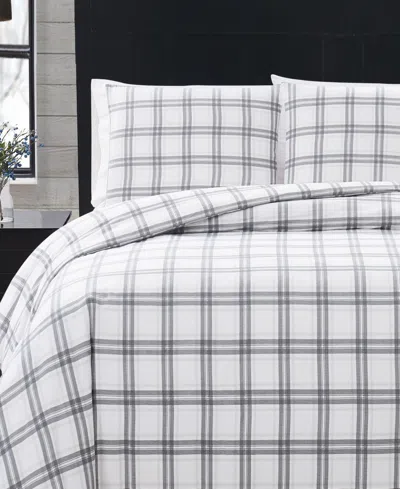 London Fog Plaid Flannel 2-pc. Comforter Set, Twin Xl In Multi