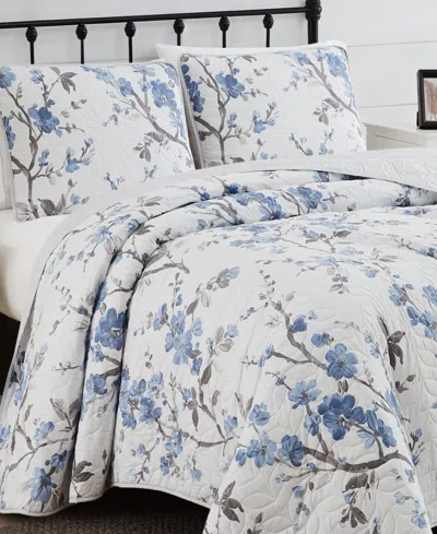 Cannon Kasumi Floral 3 Piece Quilt Set, Full/queen In Multi
