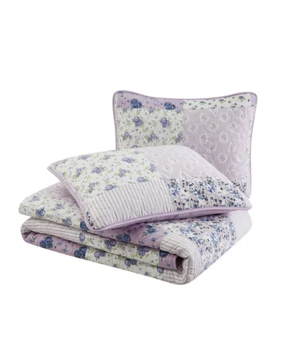Cannon Elissa Patchwork 2 Piece Quilt Set, Twin In Multi