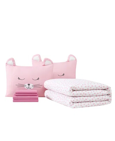 My World Cat Nap 7 Piece Bed In A Bag Set, Queen In Multi