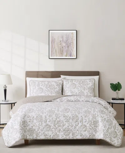 Cannon Sylvana Jacobean Floral 2-piece Quilt Set, Twin/twin Xl In Multi