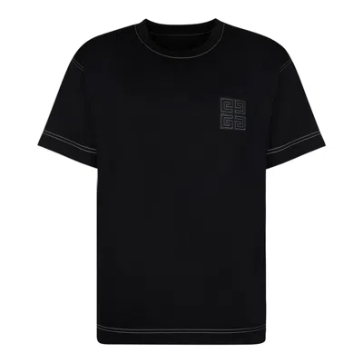 Givenchy Men T-shirt With Logo In Black