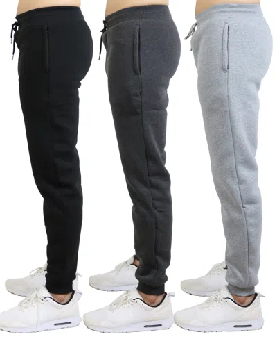 Blue Ice Men's 3-pack Slim-fit Pants In Multi