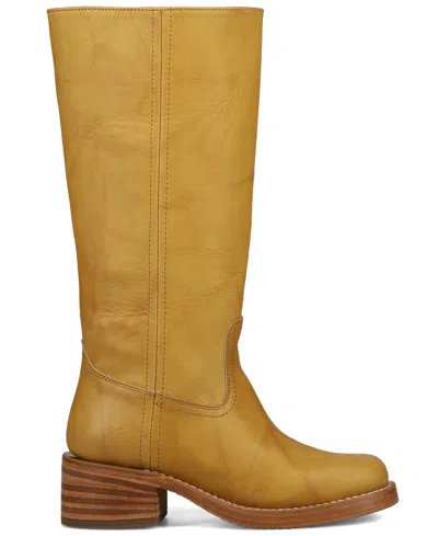 Frye Campus Knee High Boot In White