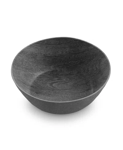 Abode Homewares 7.5" Faux Real Wood 6-piece Low Bowl Set, 42 oz In Multi