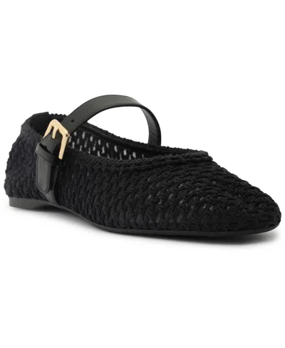 Arezzo Abby Ballet Flat In Black