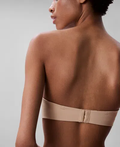 Calvin Klein Women's Perfectly Fit Push-up Strapless Bra Qf5677 In Neutral