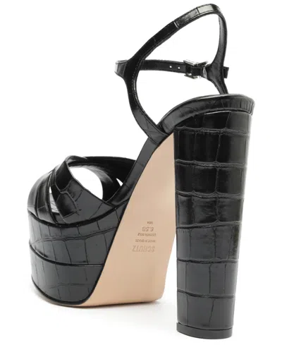 Schutz Women's Keefa High Platform Sandals In Black