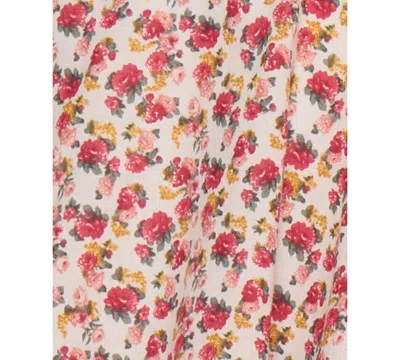 B Darlin Juniors' Floral-print Ruffled Mini Dress In Multi