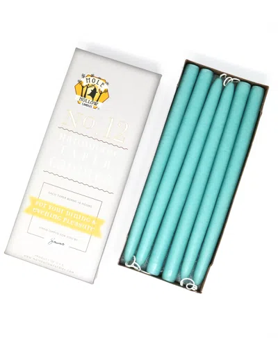 Mole Hollow Candles 12" Taper Candles, Set Of 12 In Blue