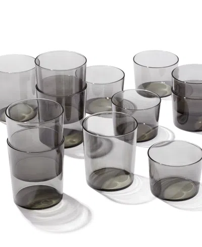 Oneida Stackables Smoke Drinkware, Set Of 12