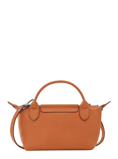 Longchamp 'le Pilage Xtra' Brown Shoulder Strap With Removable Shoulder Strap And Embossed Lgoo On The Front I In Brown