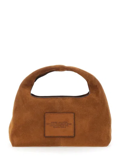 Marc Jacobs Copper Leather The Mini Sack Shoulder Bag In Brown