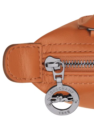 Longchamp 'le Pilage Xtra' Brown Shoulder Strap With Removable Shoulder Strap And Embossed Lgoo On The Front I In Brown