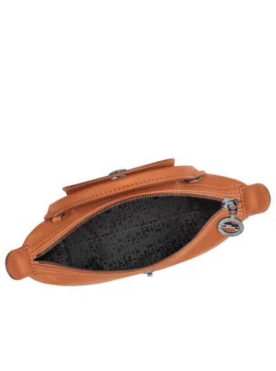 Longchamp 'le Pilage Xtra' Brown Shoulder Strap With Removable Shoulder Strap And Embossed Lgoo On The Front I In Brown