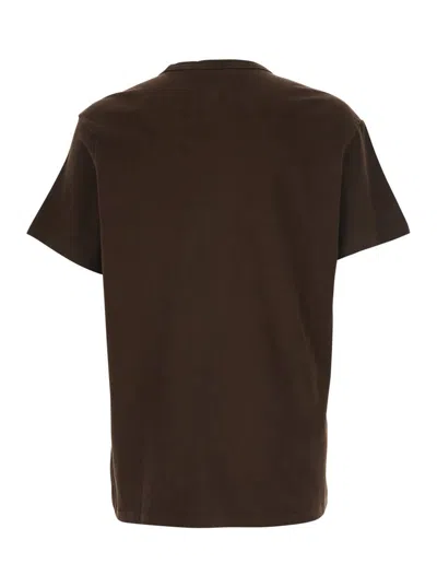 Polo Ralph Lauren Ralph Lauren Jersey Crewneck T-shirt In Brown