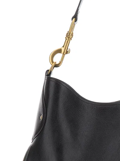 Mulberry Hackney Shoulder Bag Shiny Buffalo In Black