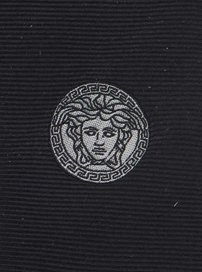 Versace Sil Jaquard Medusa Cm5 In Black