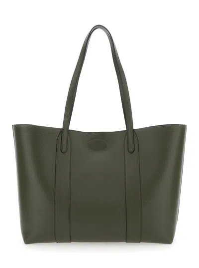 Mulberry Bayswater Turnlock-fastening Leather Tote Bag In Green