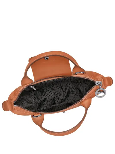 Longchamp 'le Pilage Xtra' Brown Handbag With Adjustable And Removable Shoulder Strap And Embossed Logo On The In Brown